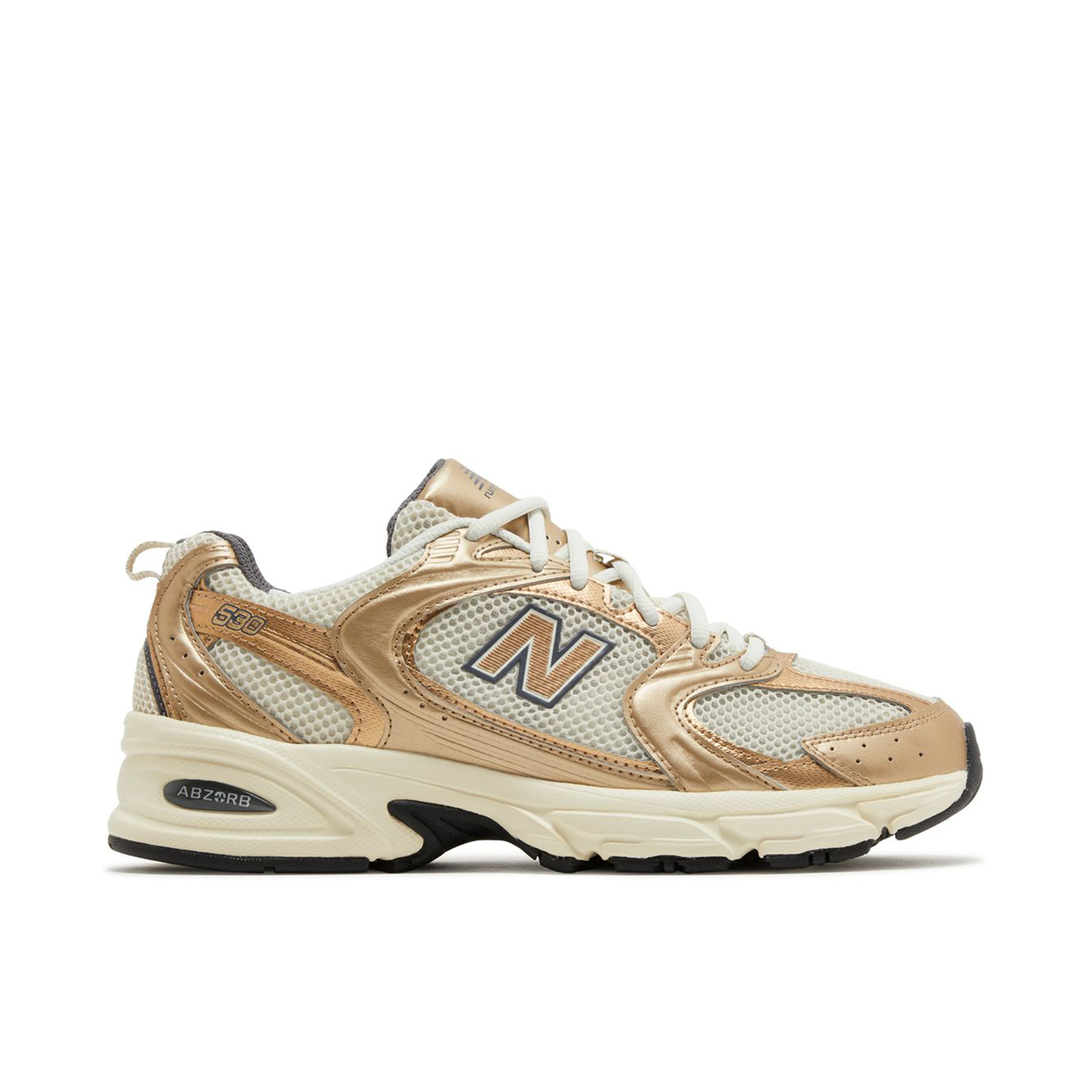 New Balance 530 Turtledove Gold Metallic | MR530LA | Laced