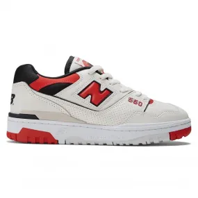 New Balance 550 (Sea Salt/True Red/Black)