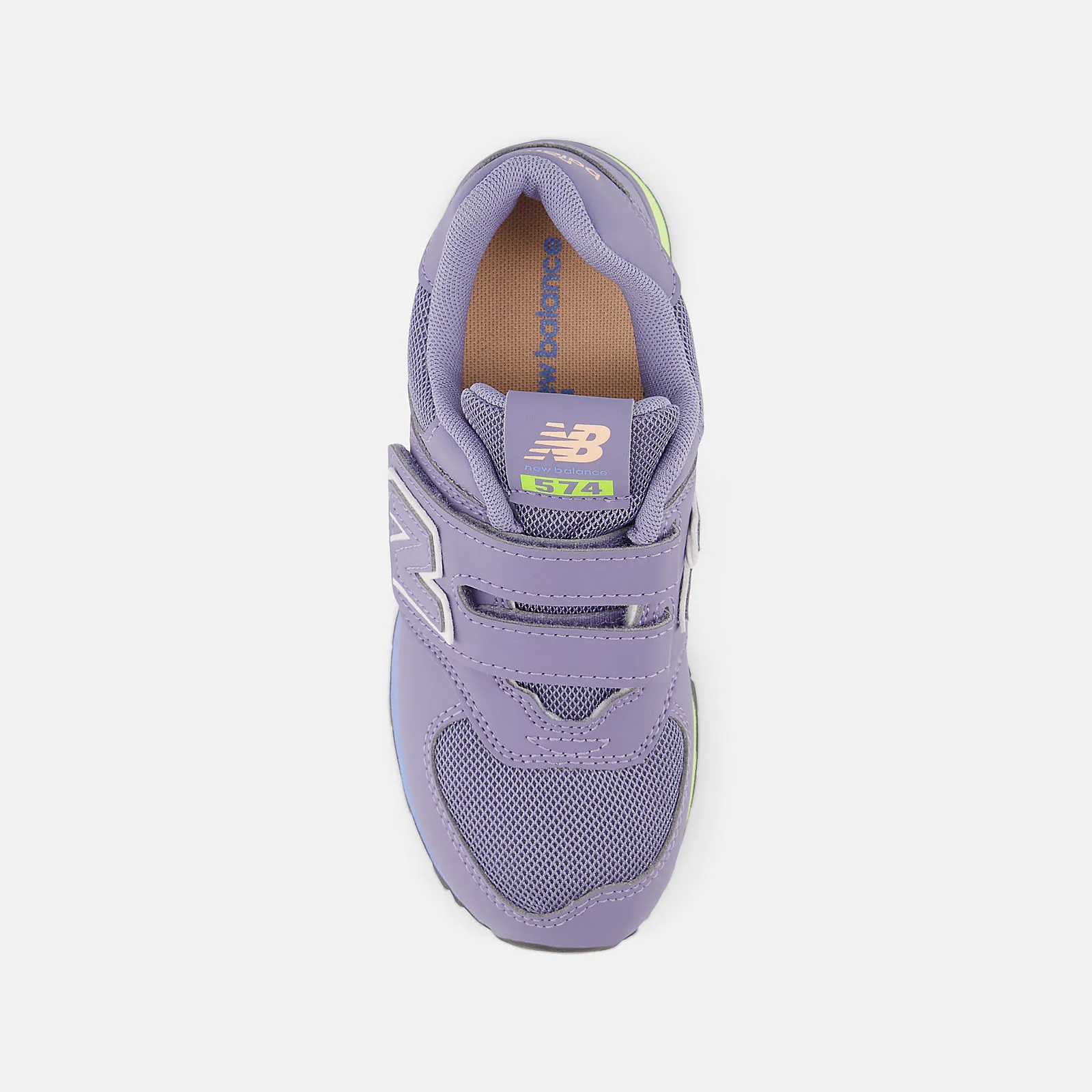 New Balance 574  Astral Purple / Clear Yellow