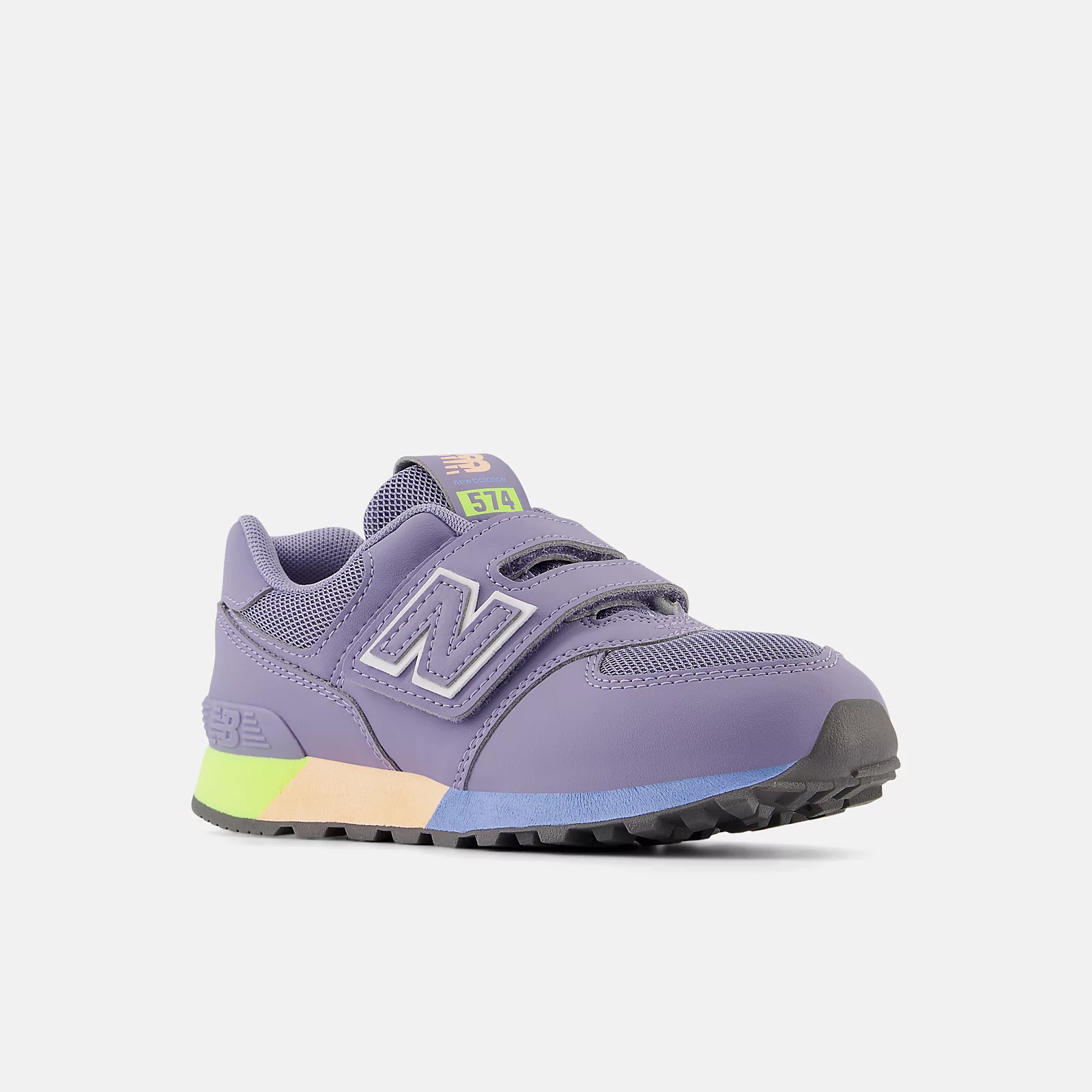 New Balance 574  Astral Purple / Clear Yellow