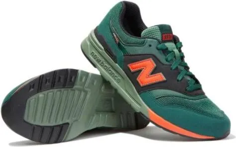 New Balance Kids 997H lace-up sneakers Green