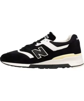 New Balance Men's 997 Shoe In Black/white