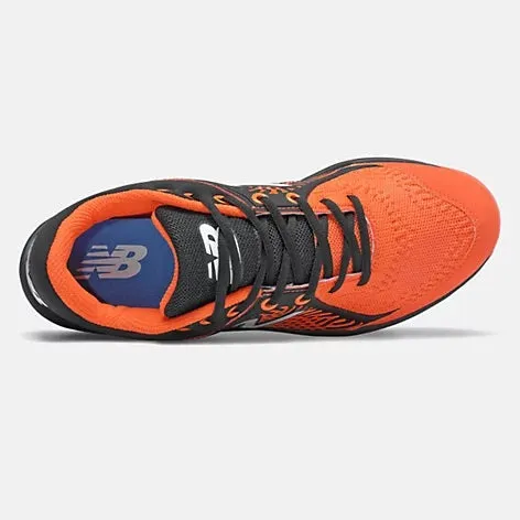 New Balance - Men's Black/Orange 3000v5 Fresh Foam Molded Cleat (PL3000T5)