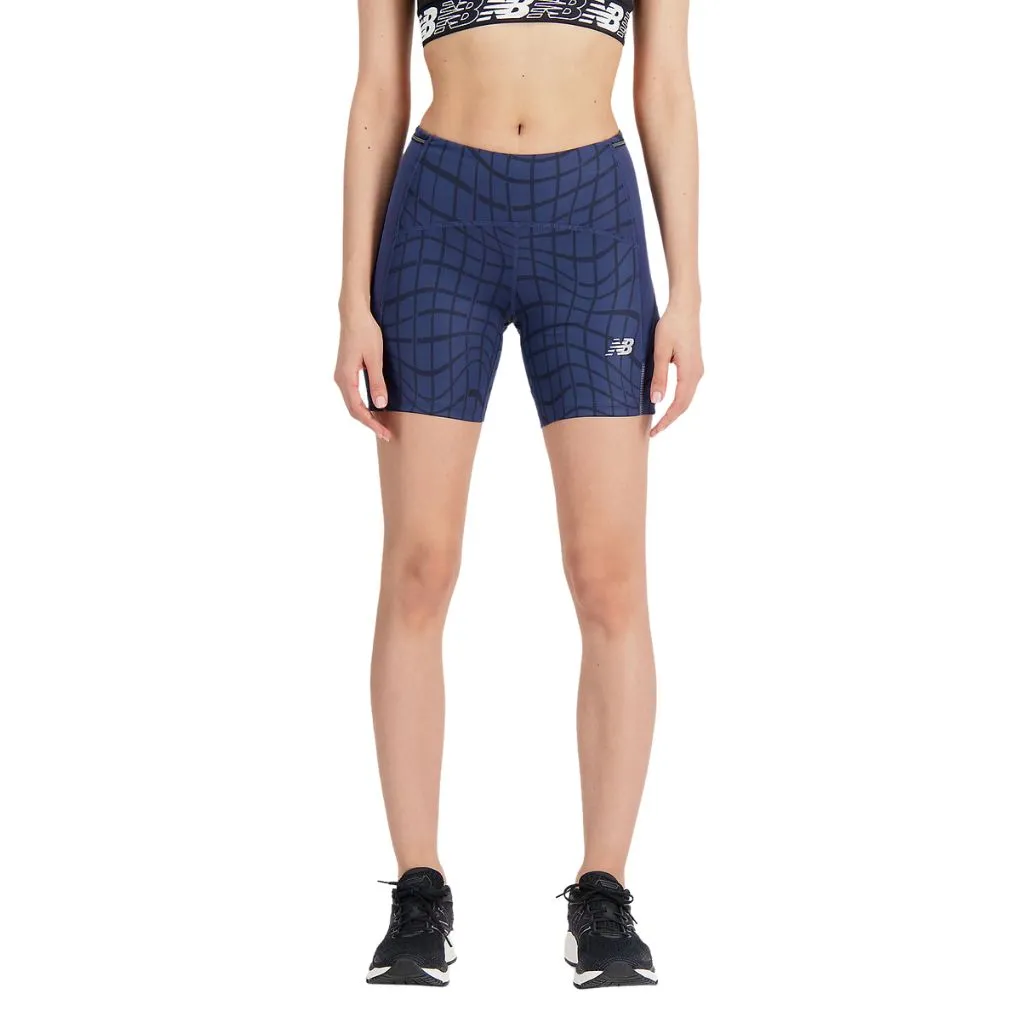 New Balance Printed Impact Run Fitted Short