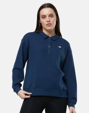 New Balance Womens Athletics Collared Sweatshirt