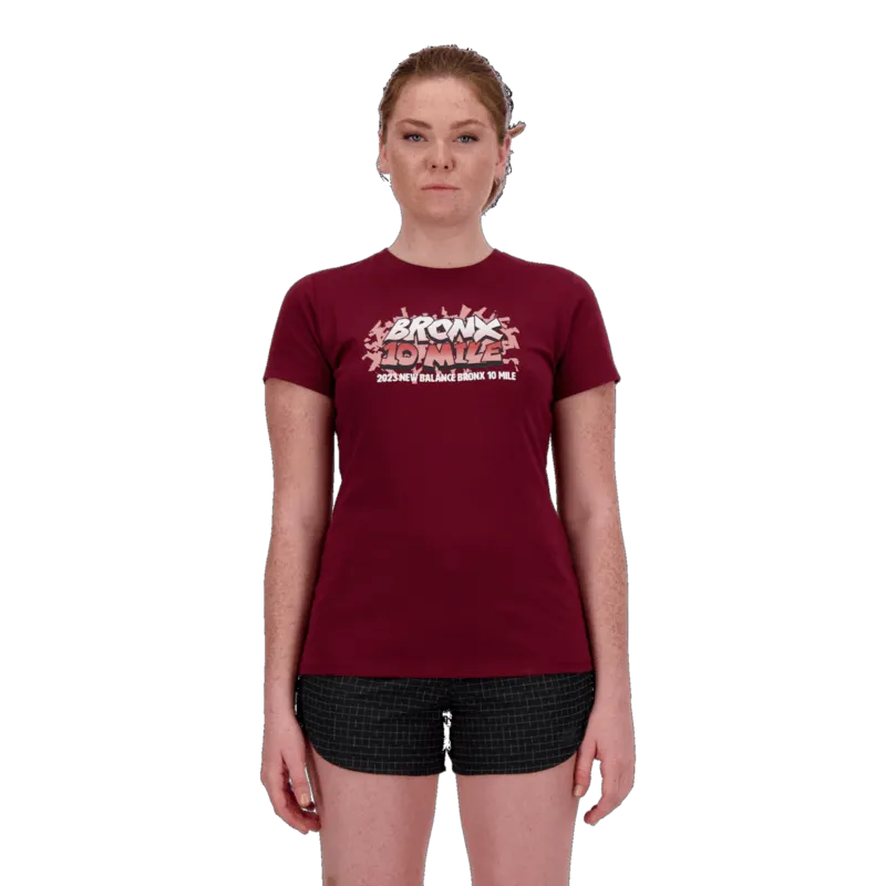 New Balance Women's Bronx 10 Mile Graphic T-Shirt