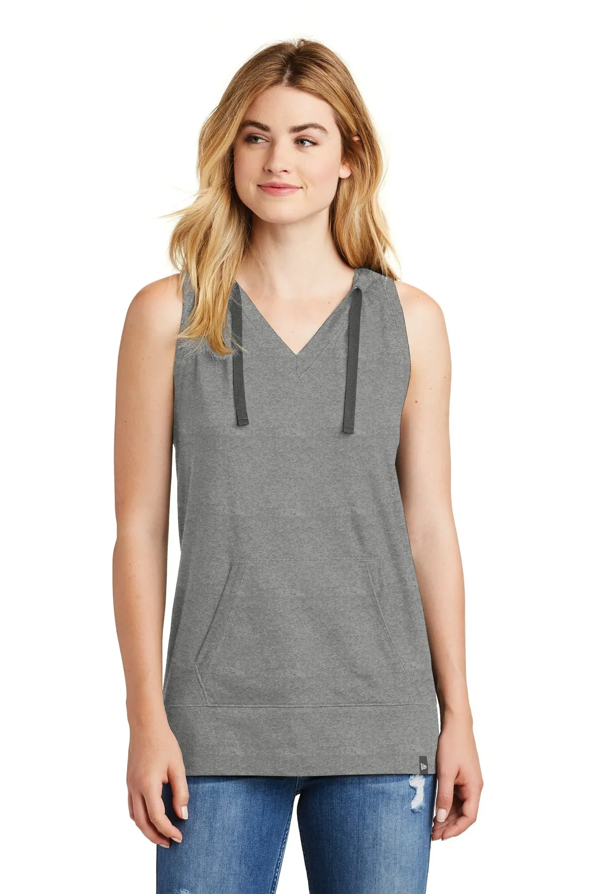 New Era Women's Heritage Blend Hoodie Tank. LNEA106