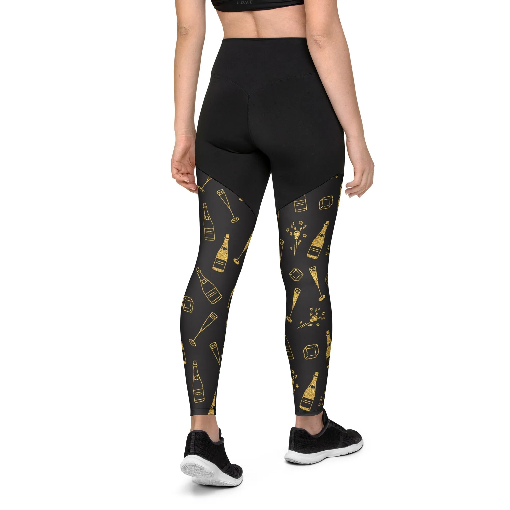 New Year Celebration Compression Leggings