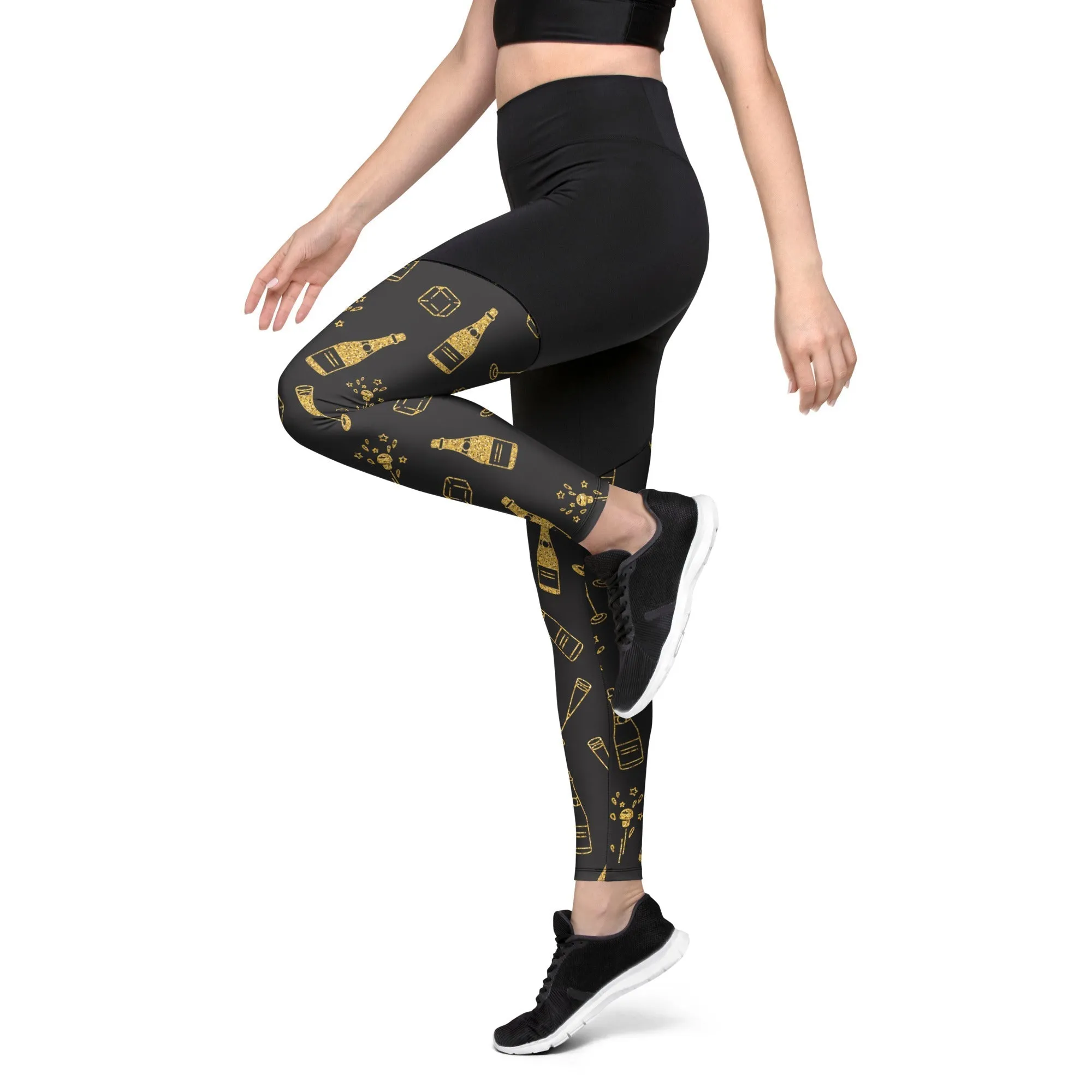 New Year Celebration Compression Leggings