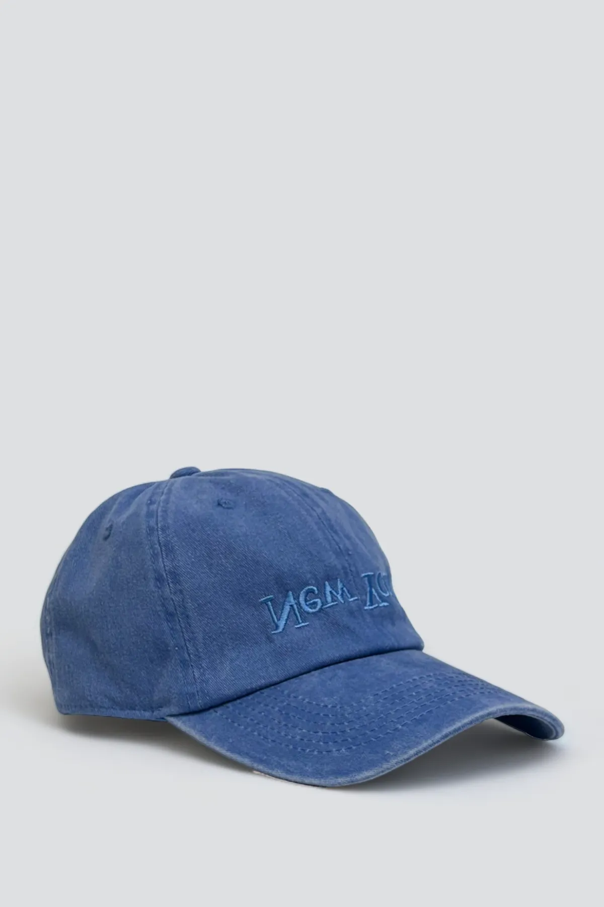 New York Embroidered Hat - Washed Blue