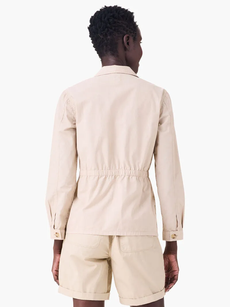 NIC+ZOE M241502 Pocket Poplin Jacket