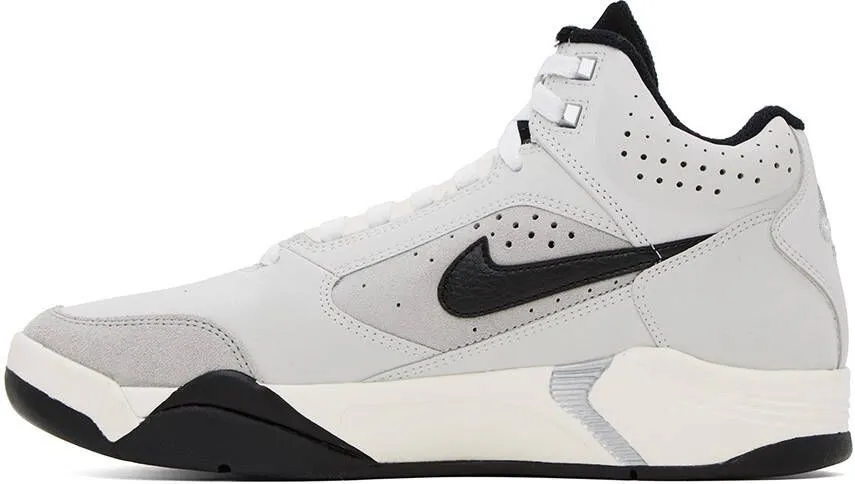 Nike Gray Air Flight Lite Mid Sneakers