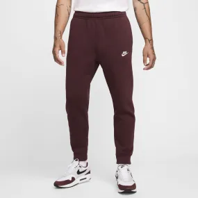 Nike Sportswear Club Fleece Joggers Burgundy Crush / White