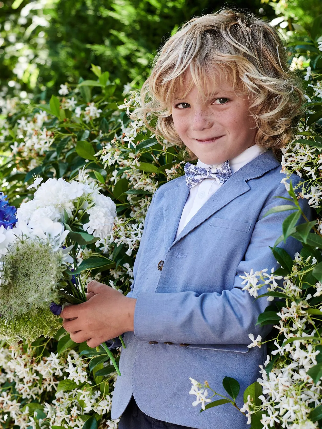 Occasion Wear Cotton/Linen Jacket for Boys - sage green