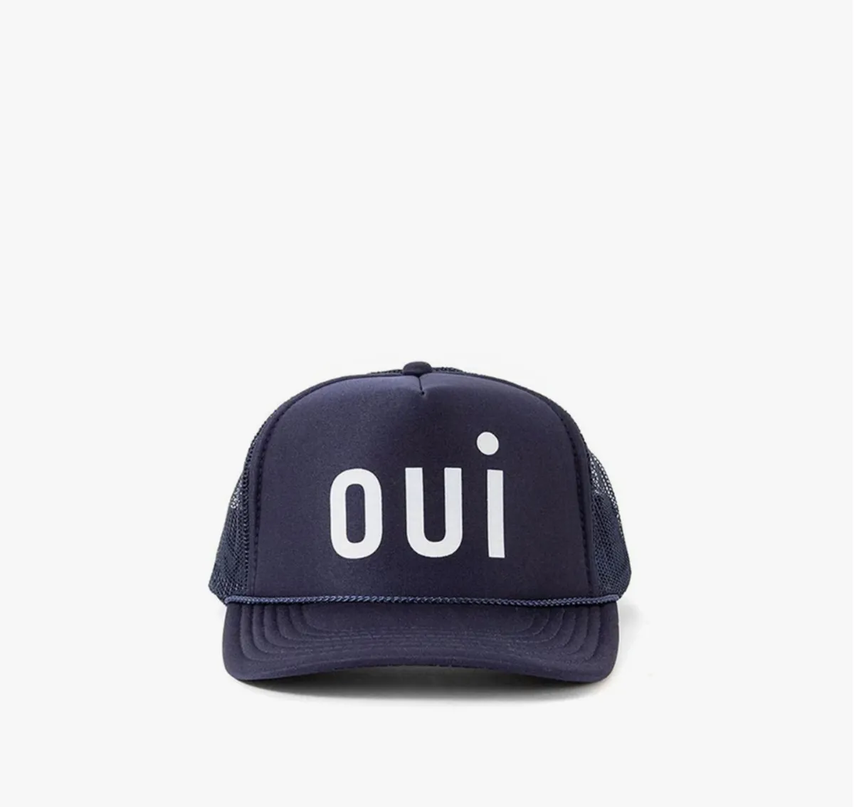 OUI Trucker Hat - Navy Blue