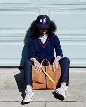 OUI Trucker Hat - Navy Blue