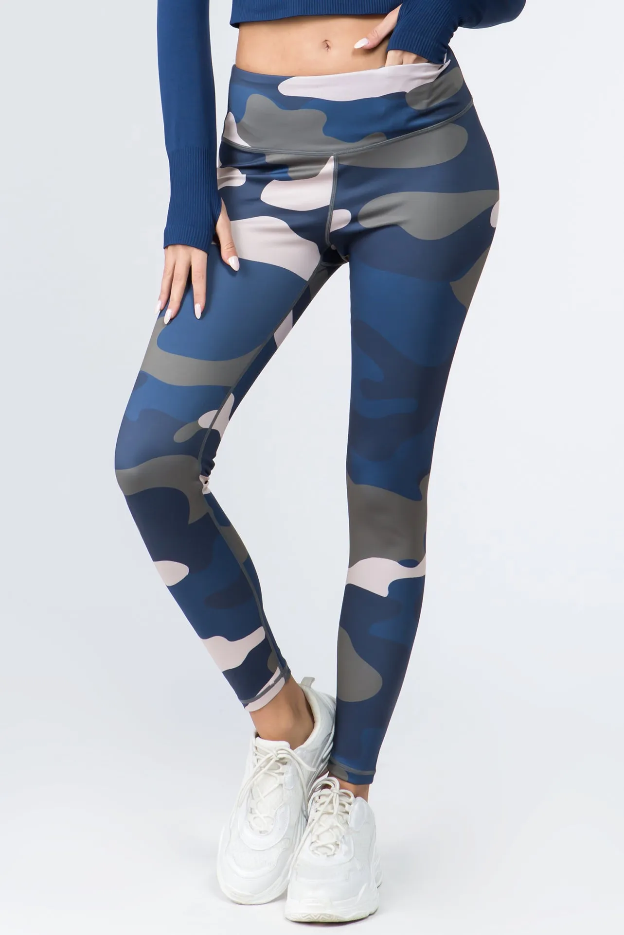 Out of the Blue Camouflage Active Leggings