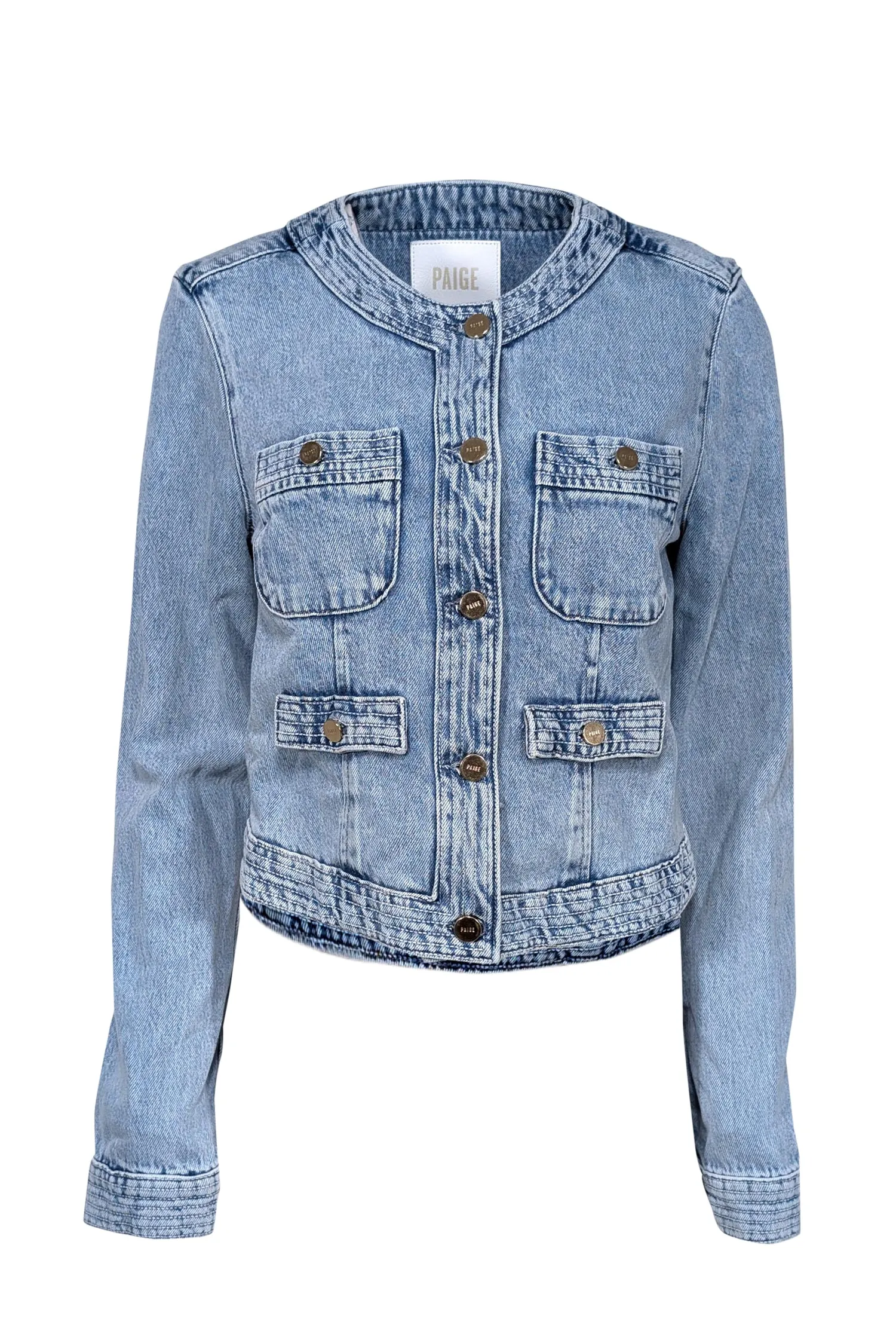 Paige - Light Wash Kiya Denim Jacket Sz M