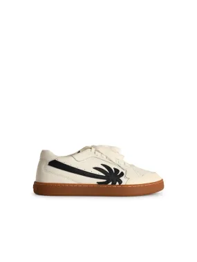 Palm Angels    Palm Angels 'New Palm' White Lear Sneakers