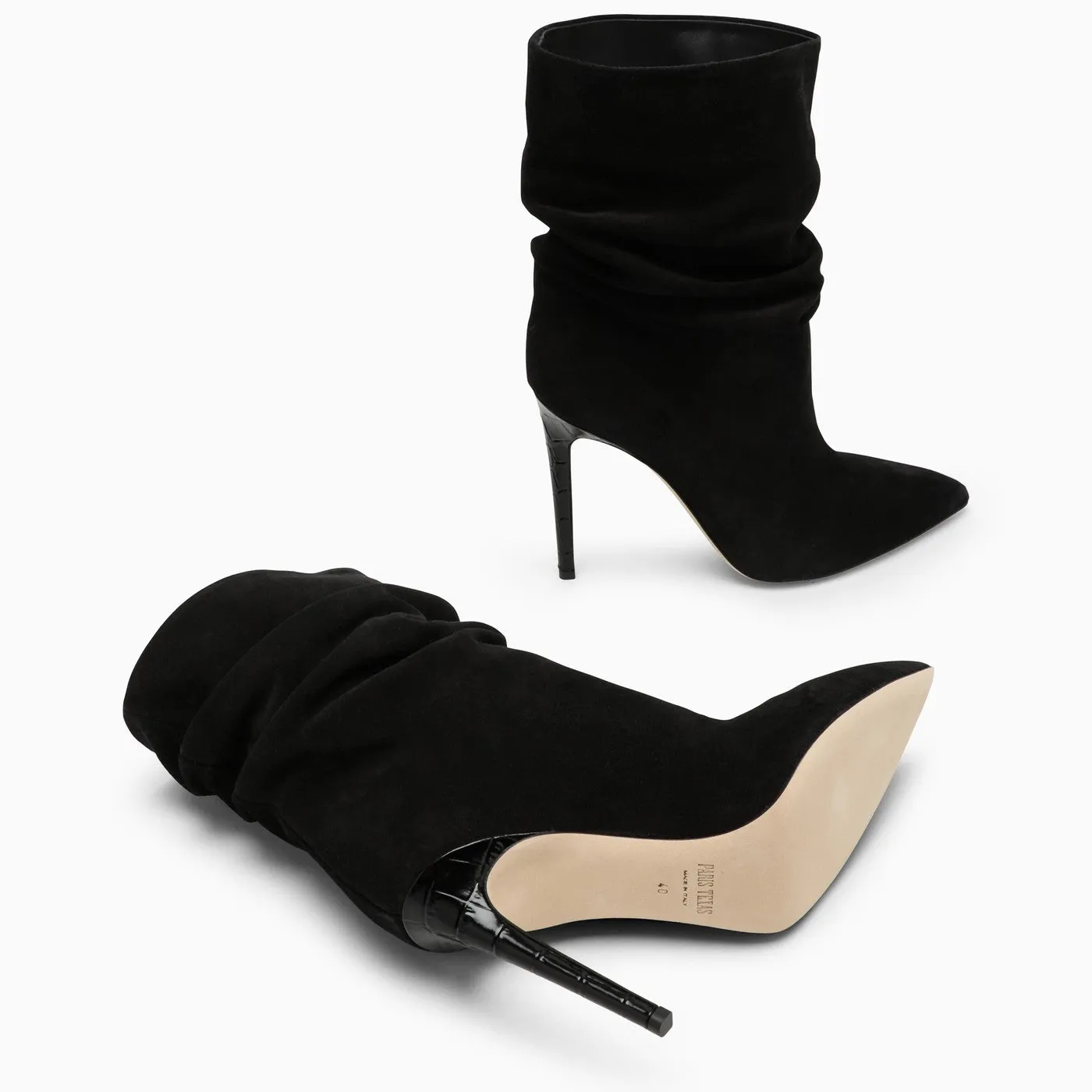 Paris Texas    Paris Texas Black Leather Boot