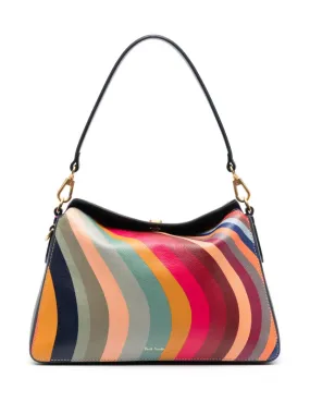 Paul Smith    Paul Smith Swirl Leather Shoulder Bag