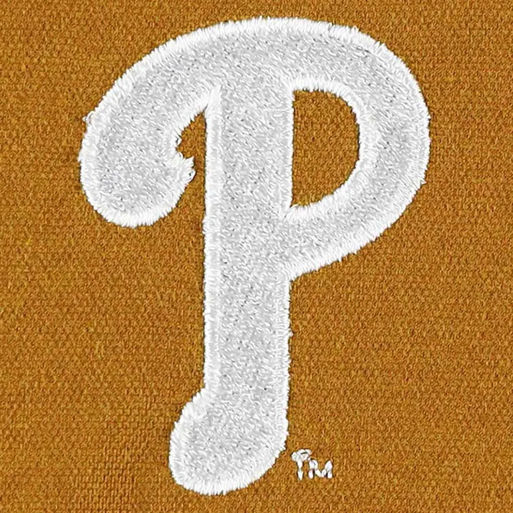 Philadelphia Phillies Tri-Blend Journey Tan Brown Cotton Jacket