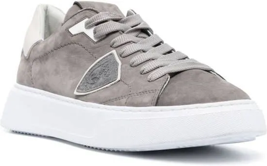 Philippe Model Paris Tres Temple low-top sneakers Grey