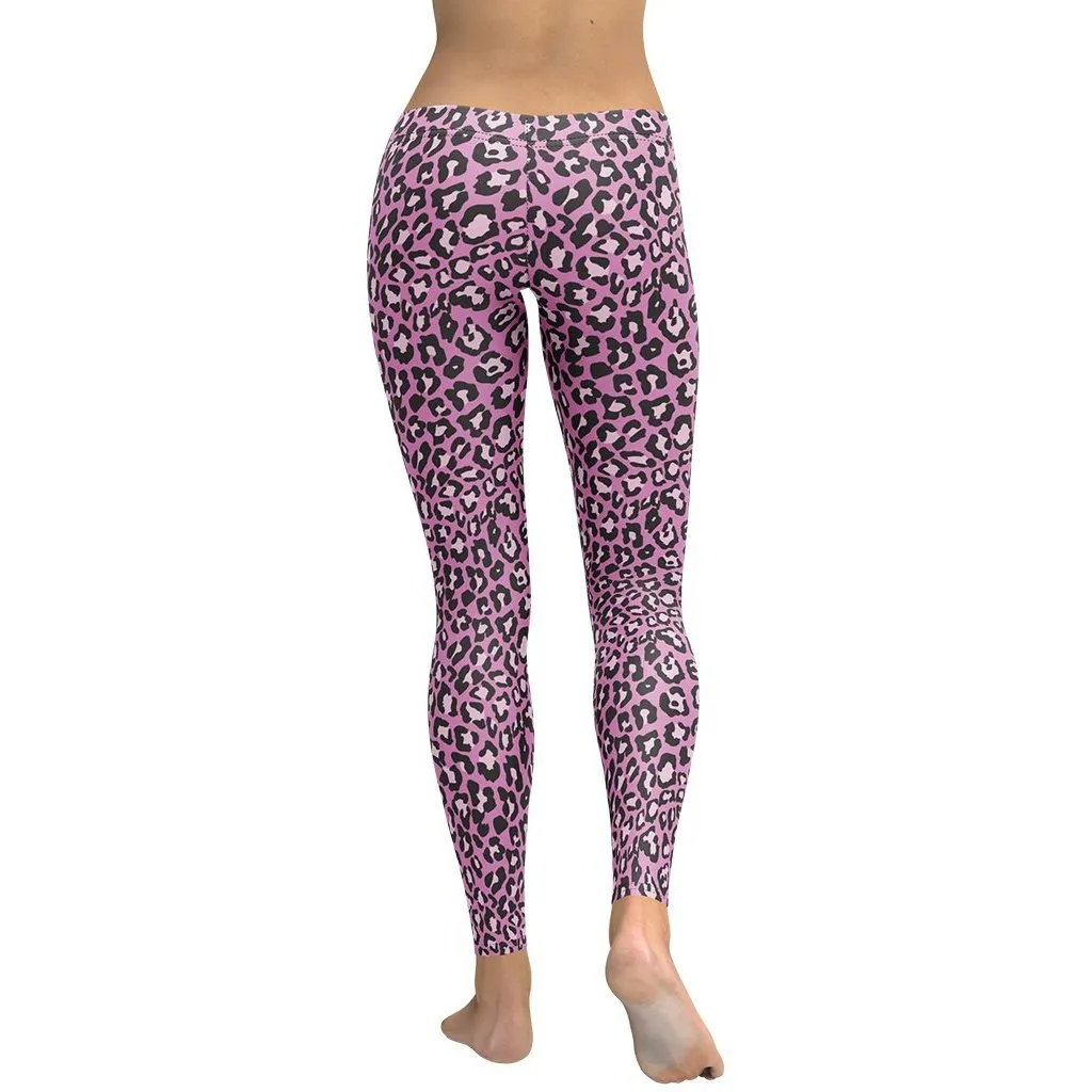 Pink Leopard Leggings