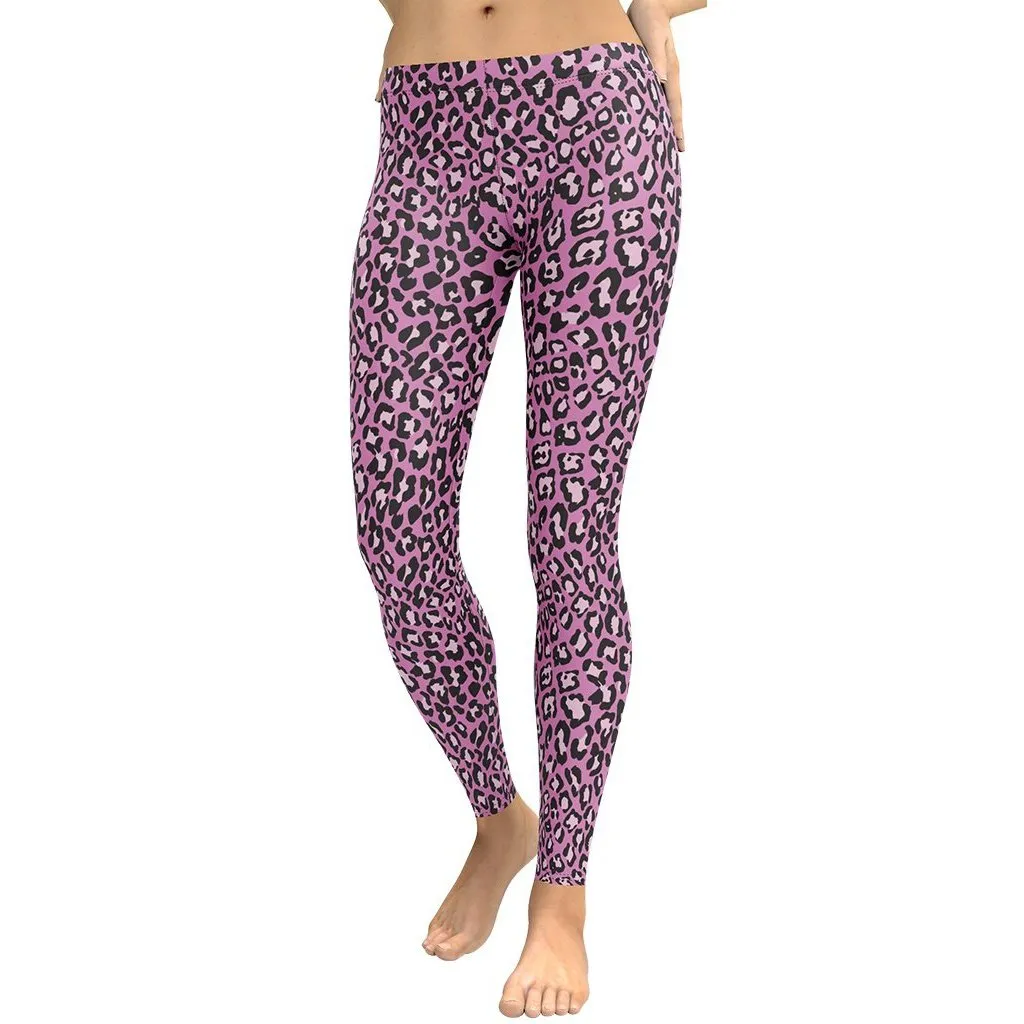 Pink Leopard Leggings