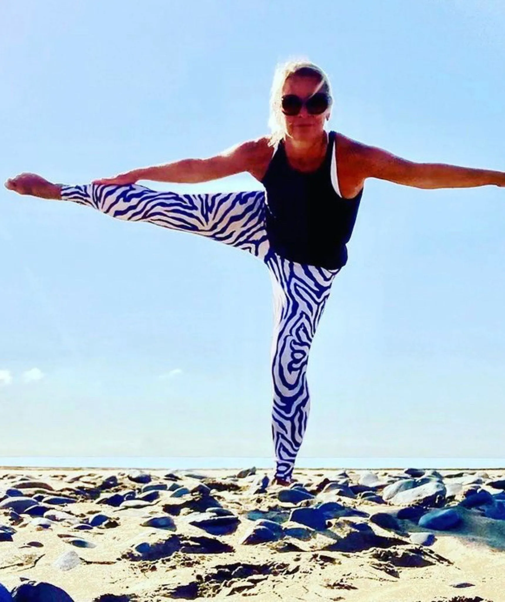 Pinkish Zebra Leggings