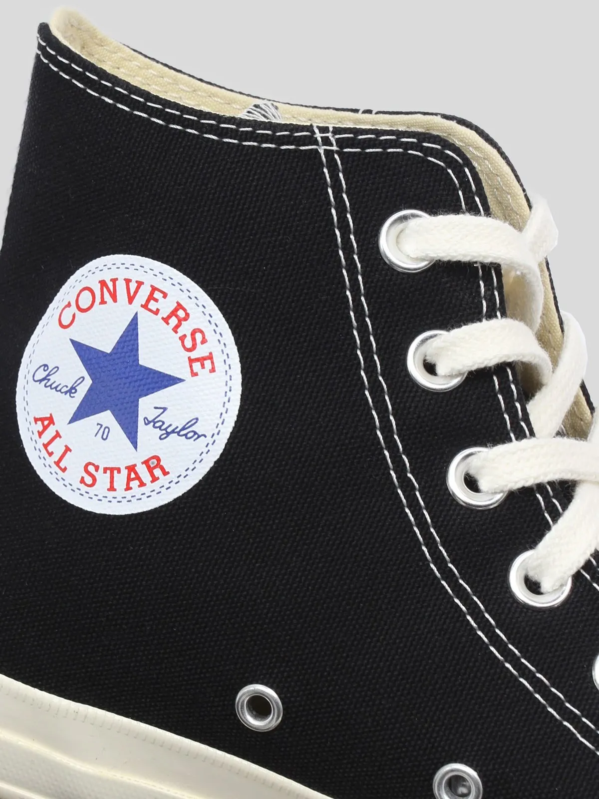 Play Red Heart Converse Chuck All Star '70 High SNEAKERS - BLACK