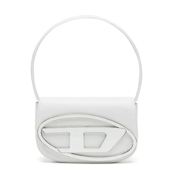 [PREORDER] DIESEL 1DR PLAQUE SHOULDER BAG(WHITE)