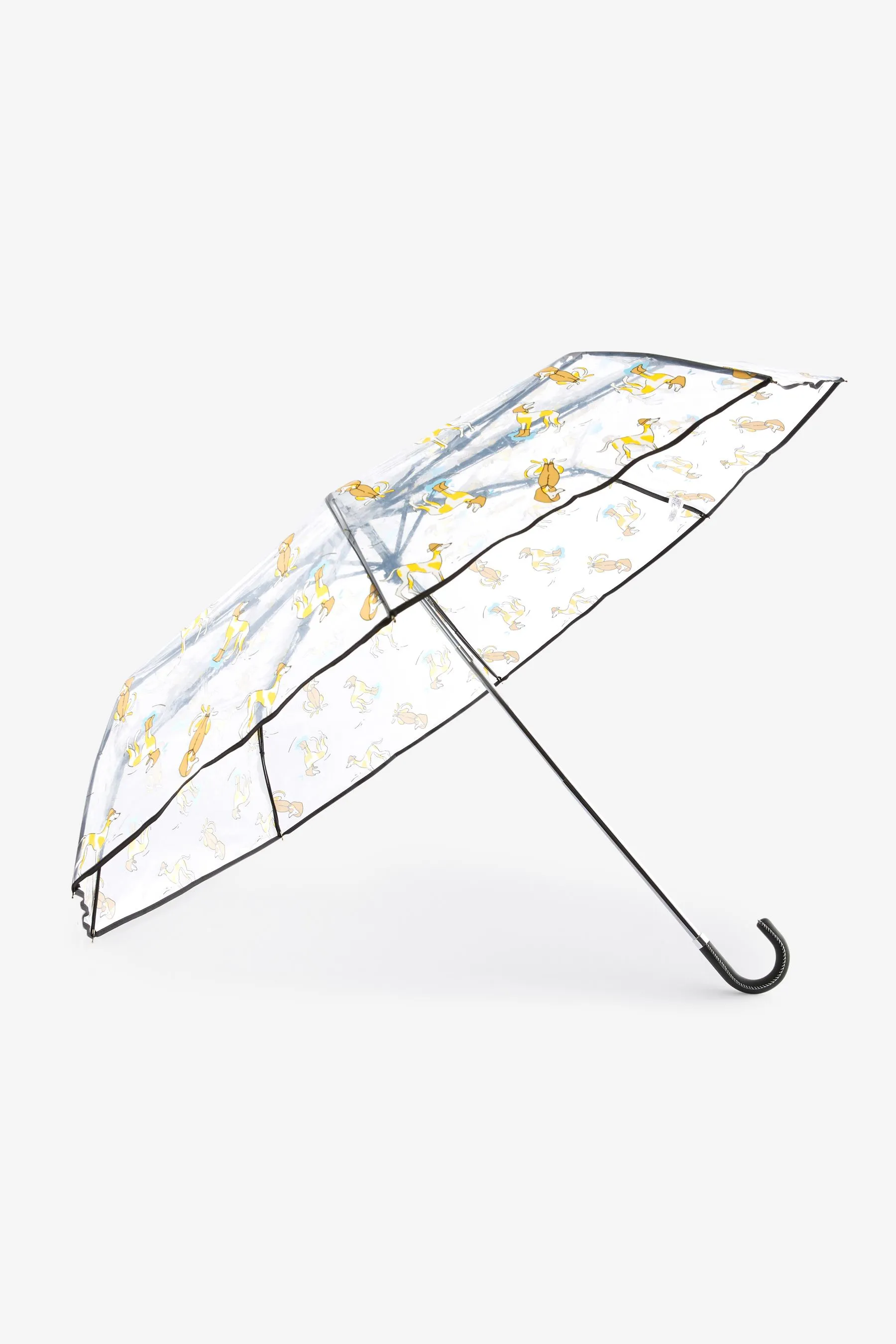 Print Crook Handle Umbrella