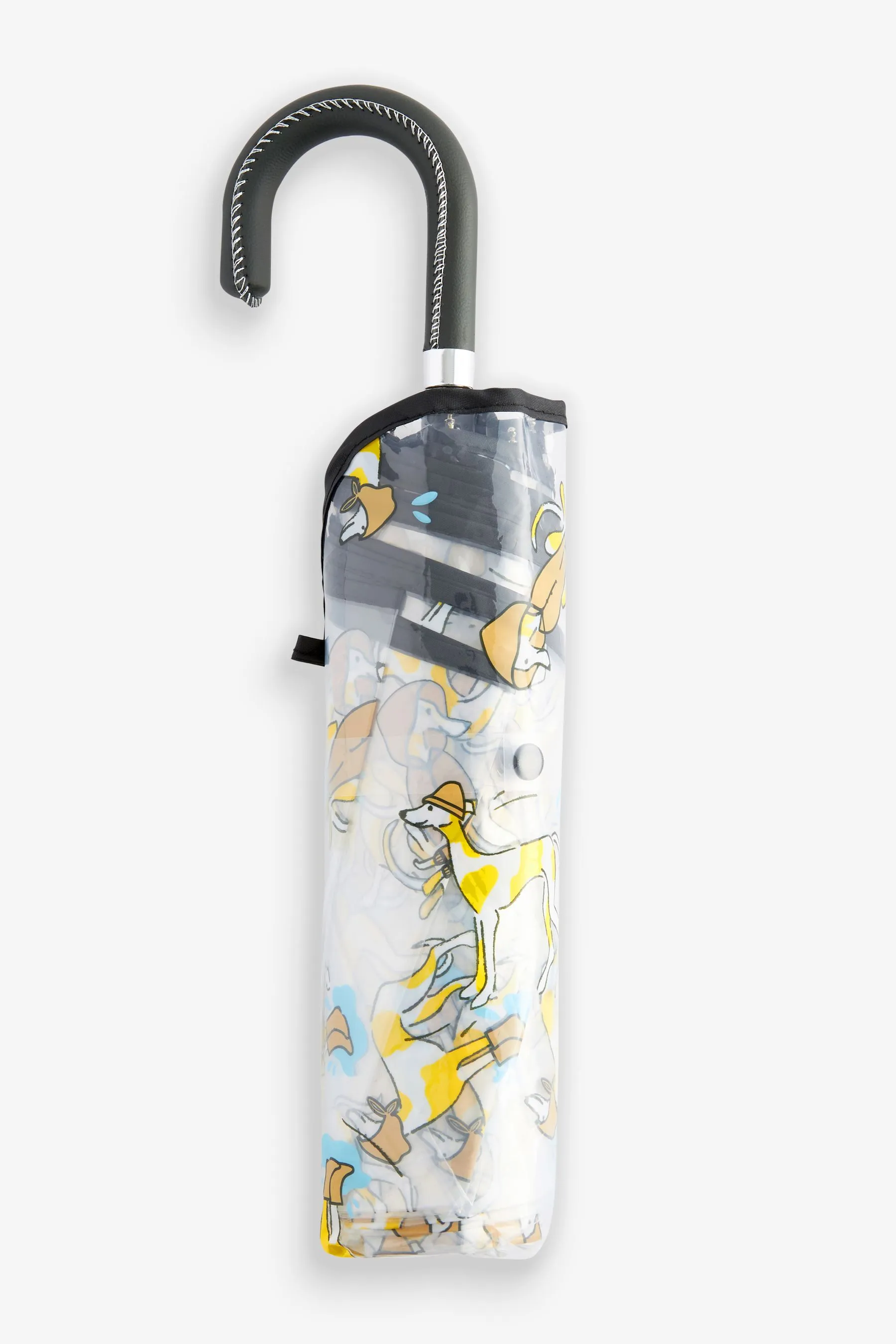 Print Crook Handle Umbrella