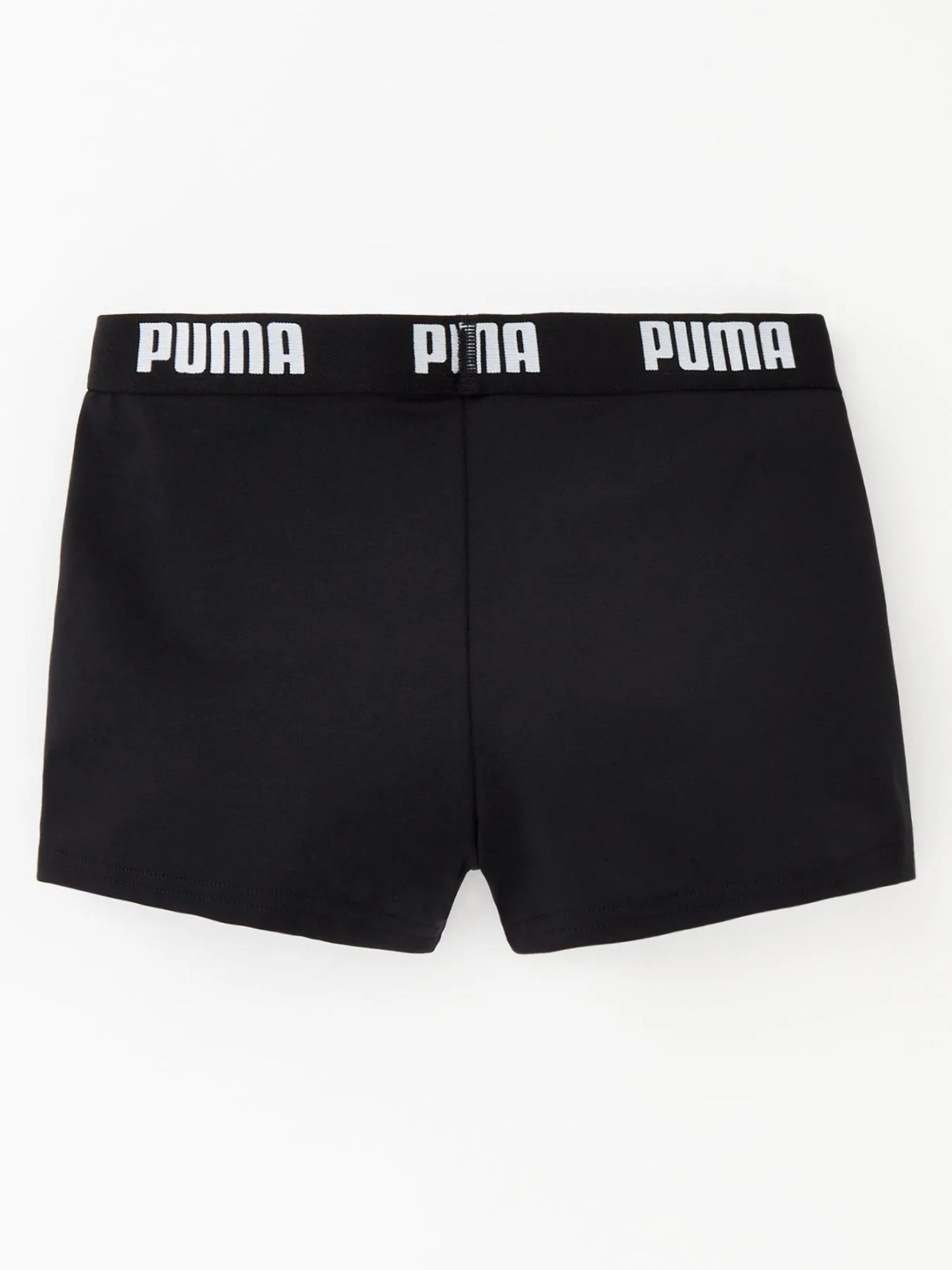 Puma Boys Logo Swim Trunk - Black