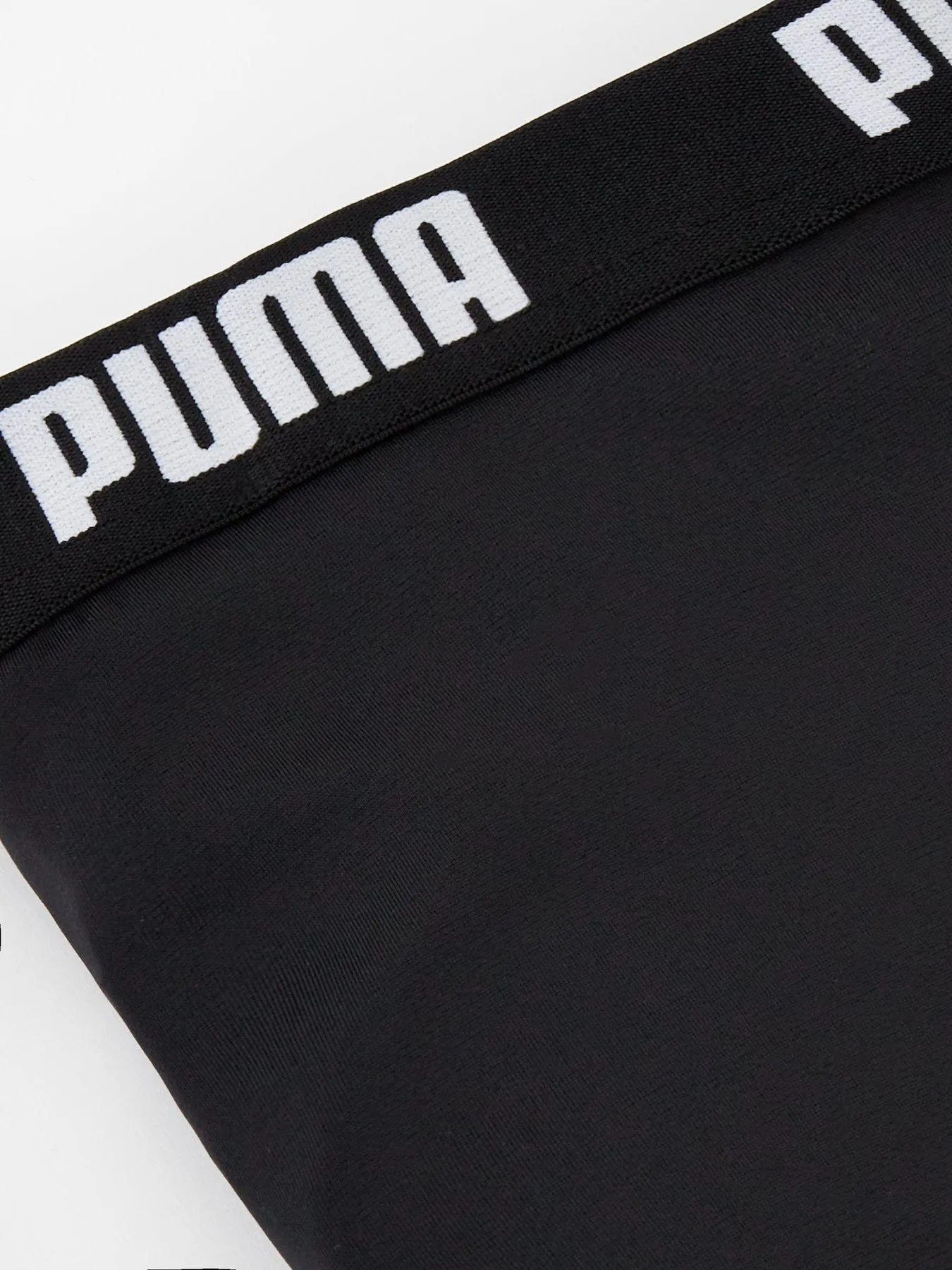 Puma Boys Logo Swim Trunk - Black