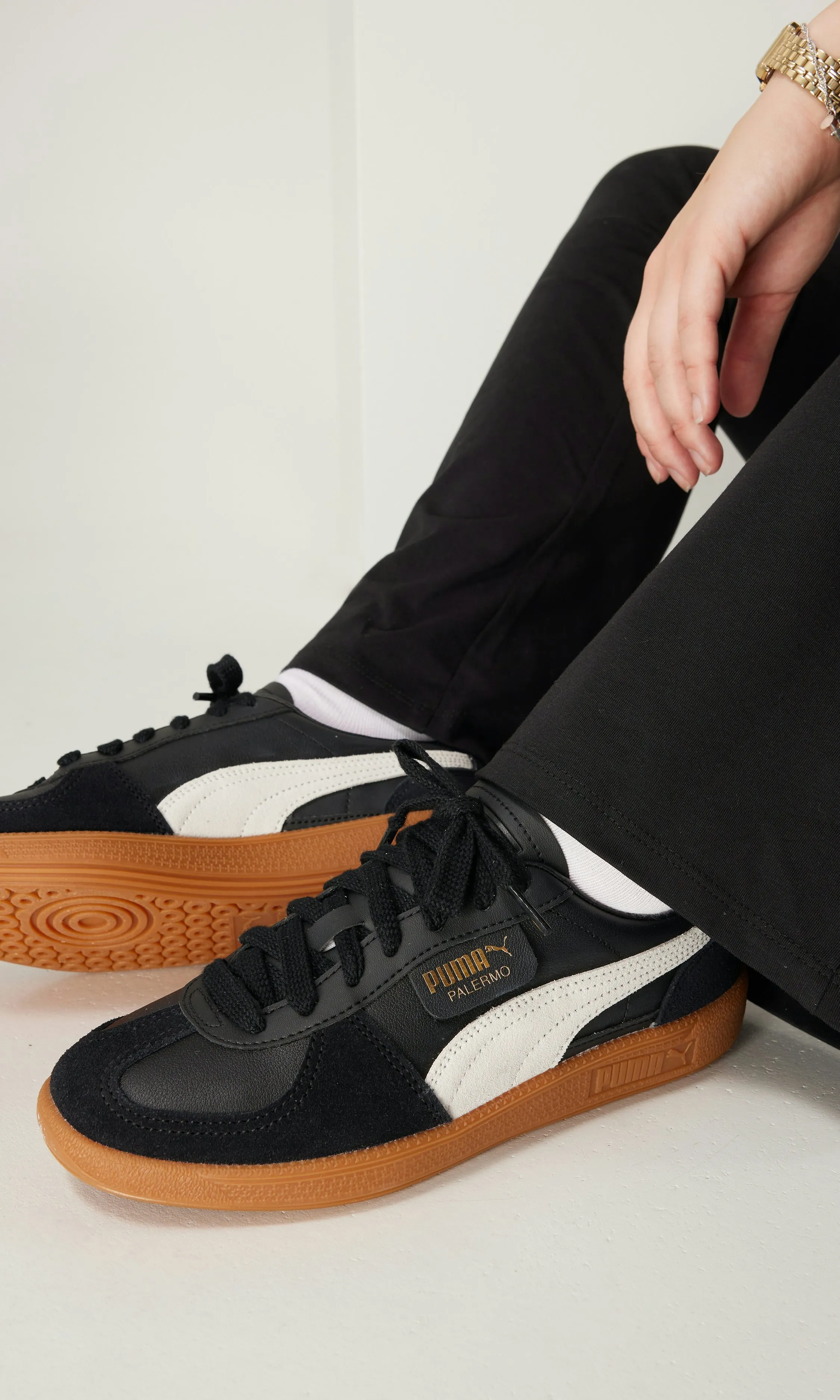 Puma Palermo Sneakers Black | Women | Junkyard