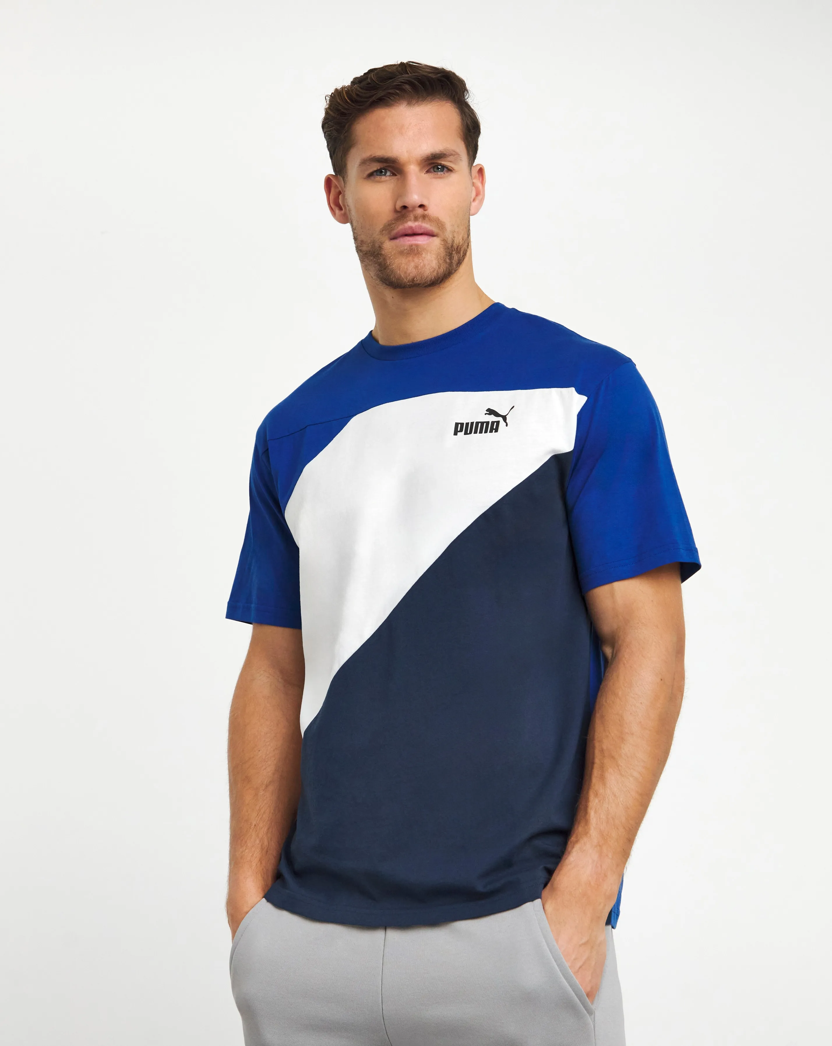 PUMA POWER Colourblock T-Shirt