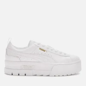 Puma Women's Mayze Flatform Trainers - Puma White