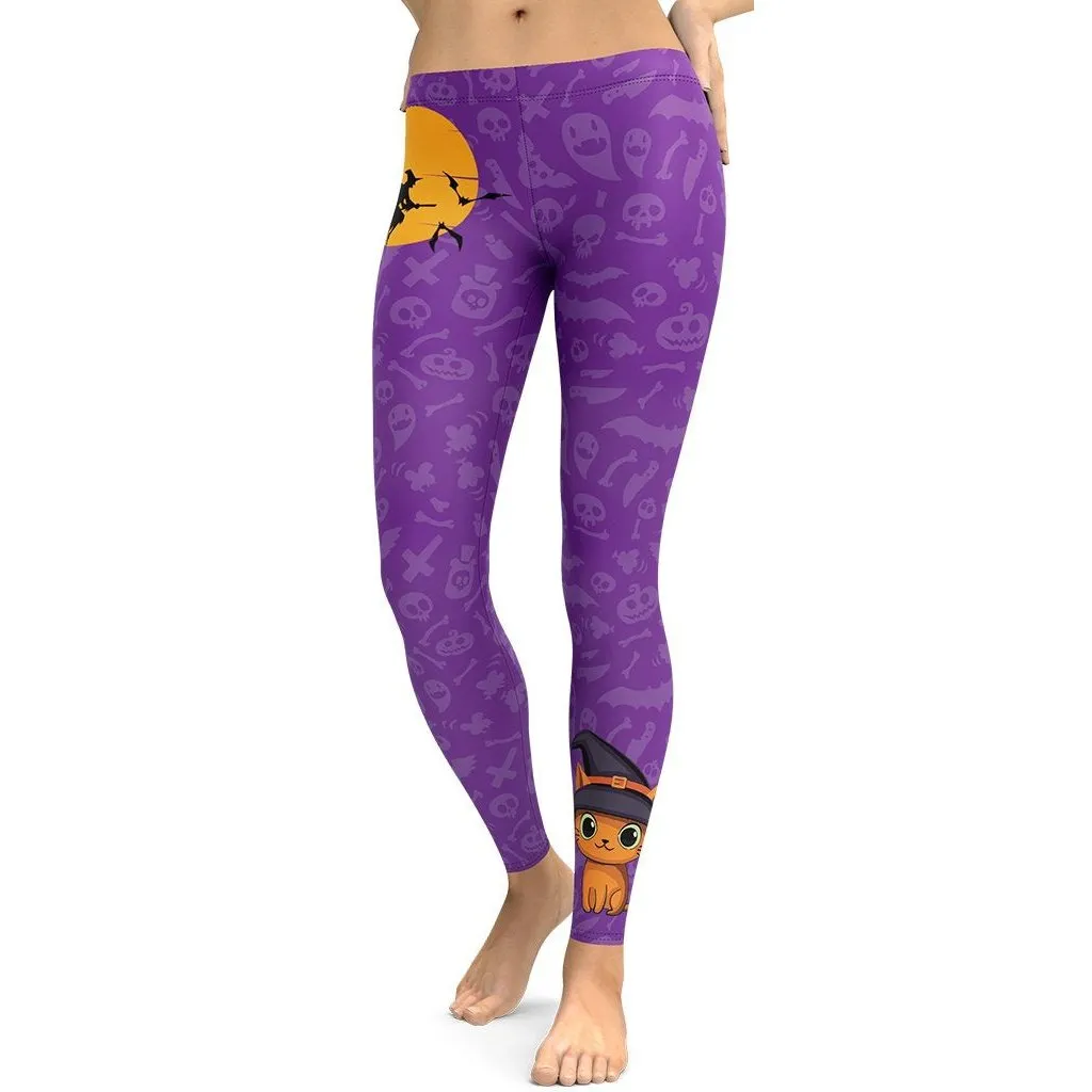 Pumpkin Pocket Halloween Leggings