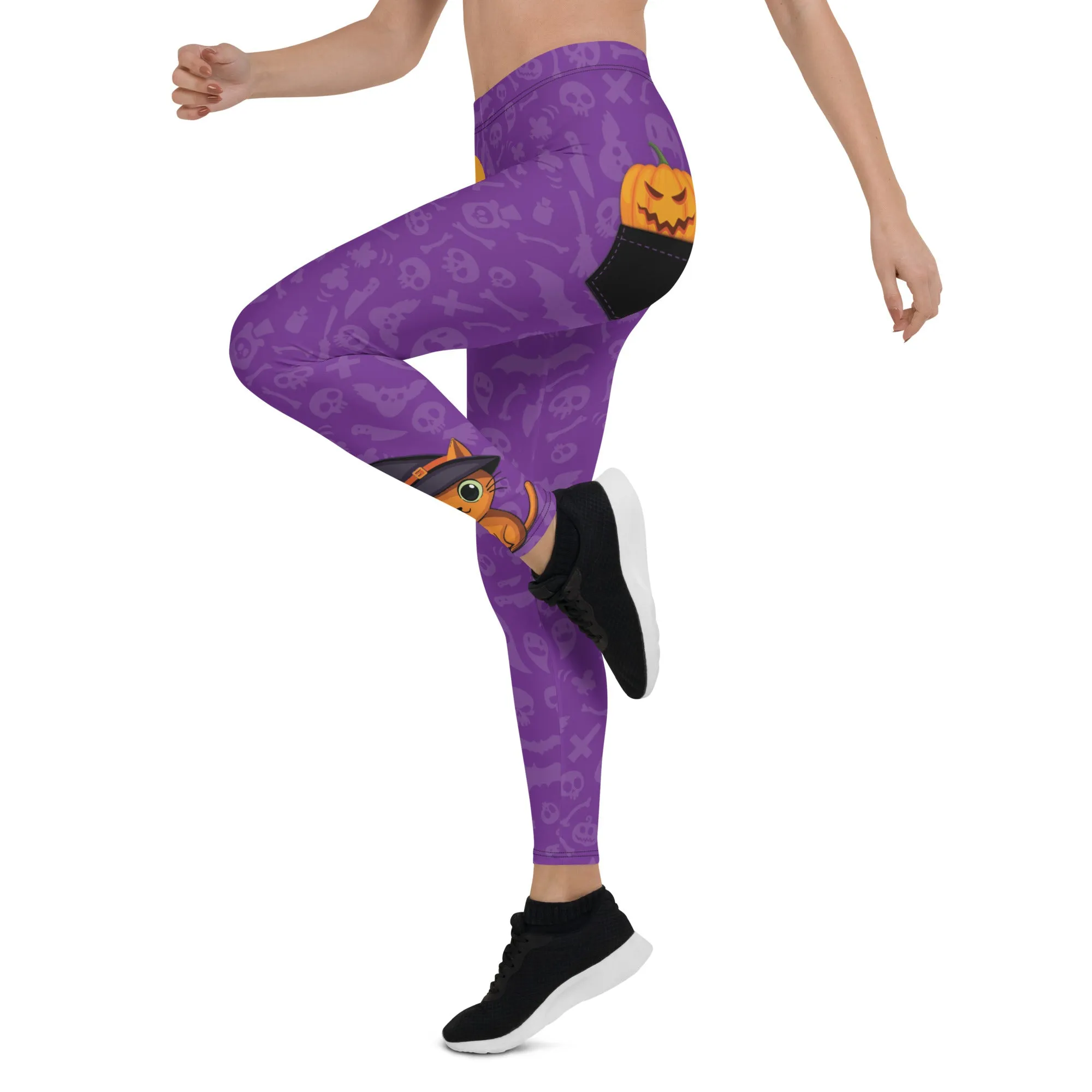 Pumpkin Pocket Halloween Leggings