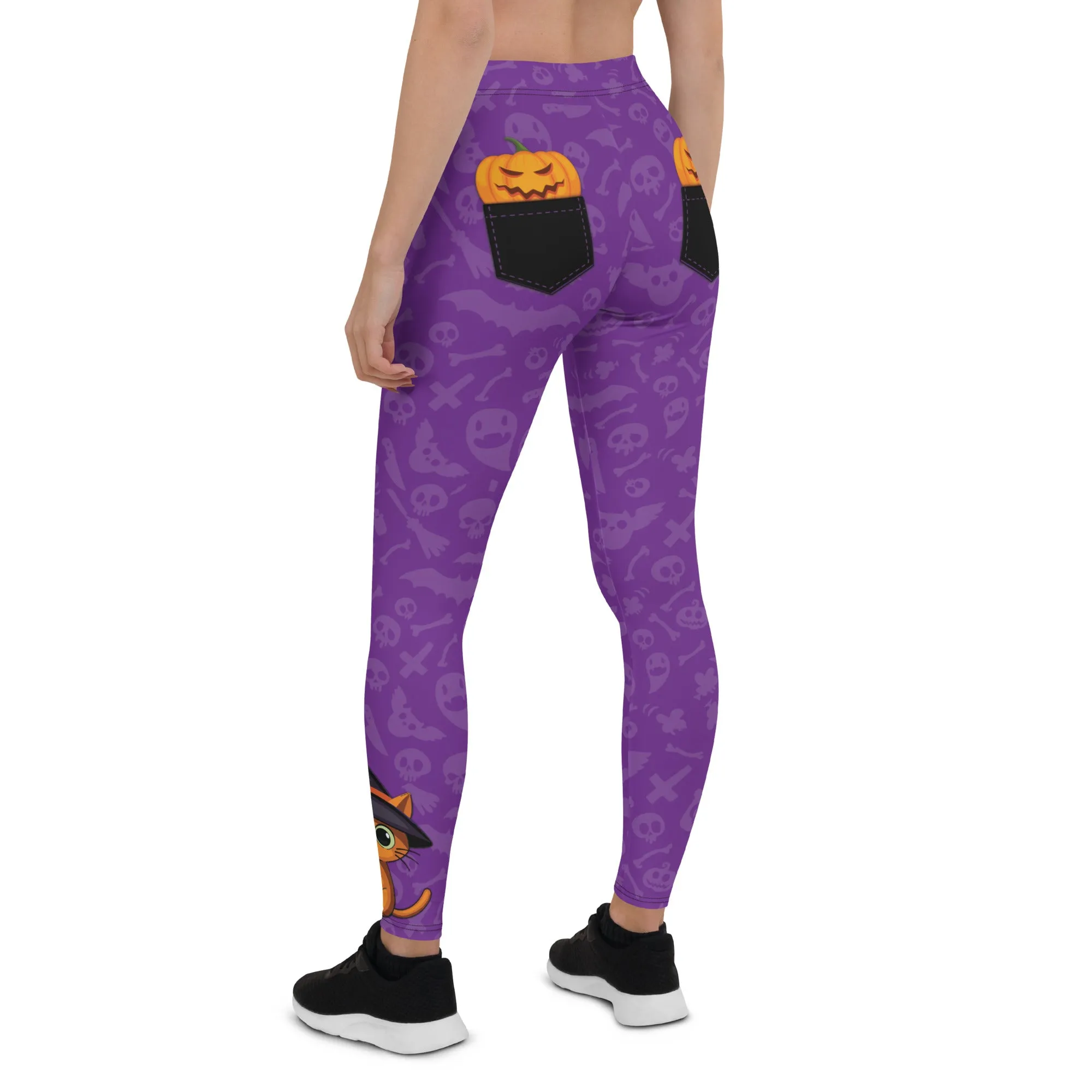 Pumpkin Pocket Halloween Leggings