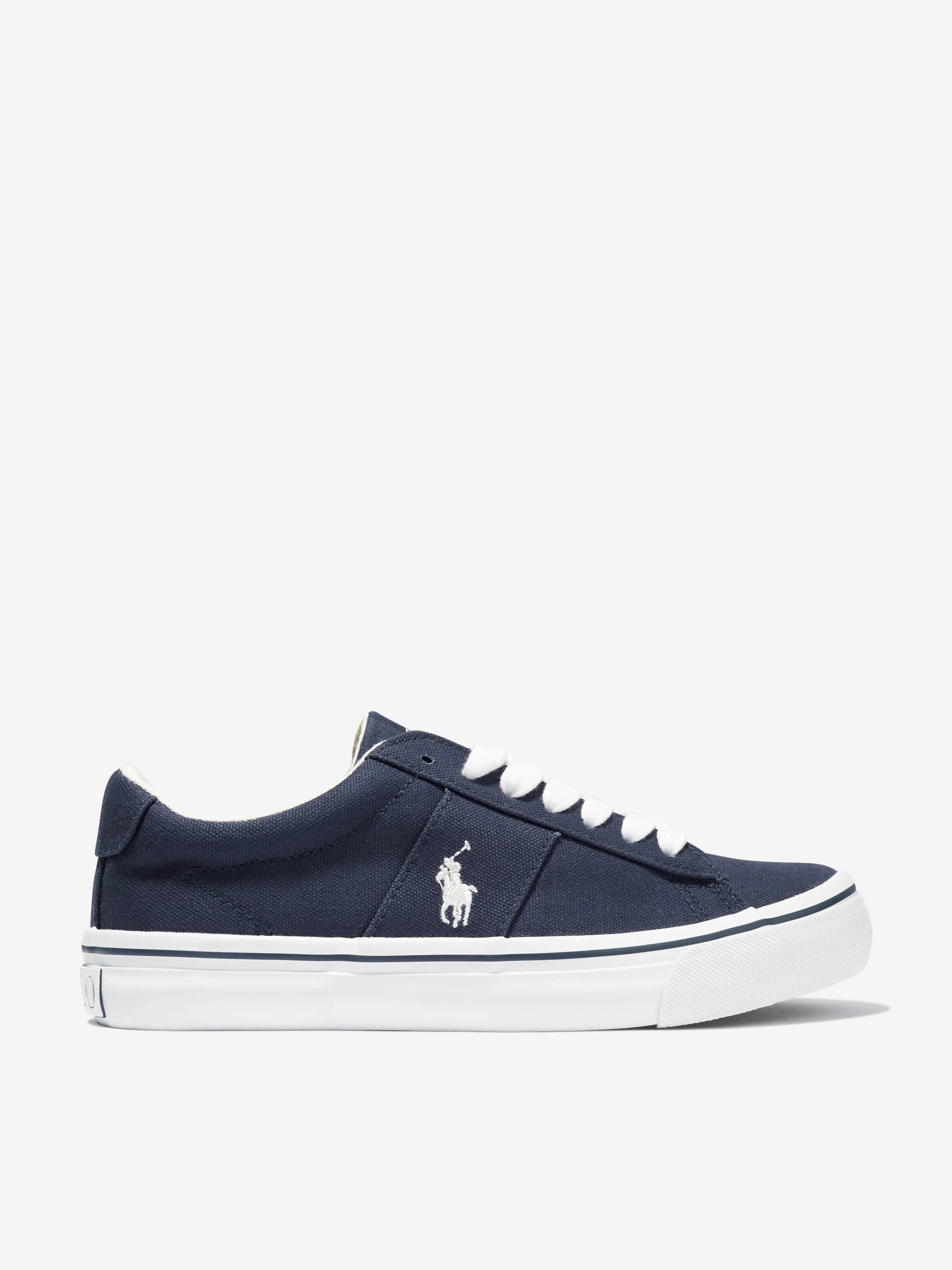 Ralph Lauren Boys Canvas Logo Trainers