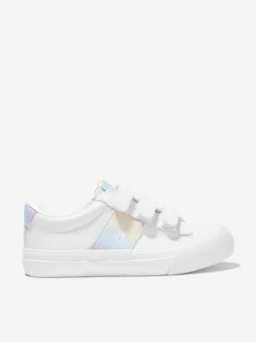 Ralph Lauren Girls Rainbow Logo Trainers