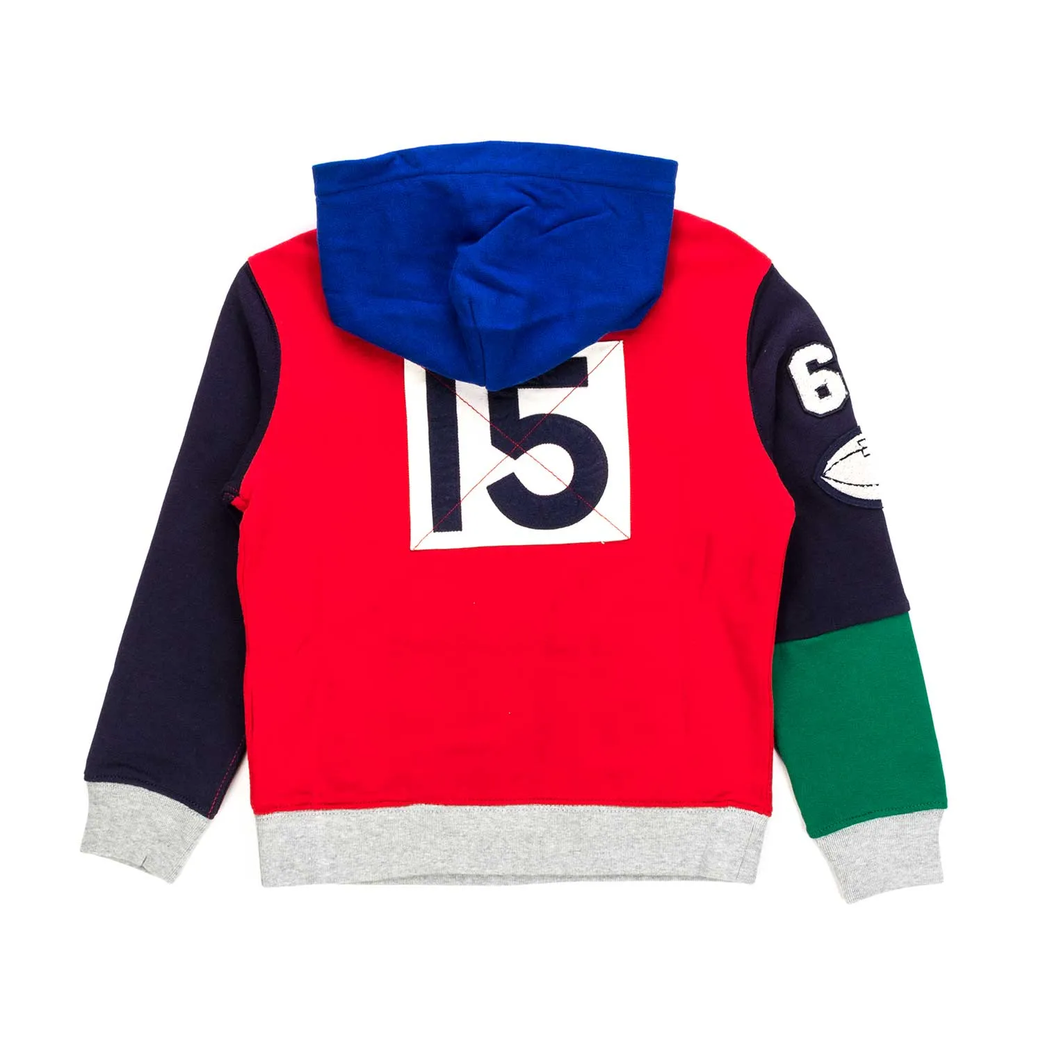 Ralph Lauren Patchwork Hoodie For Boys