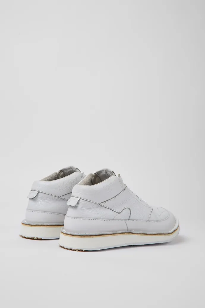 ReCrafted White leather sneakers for women