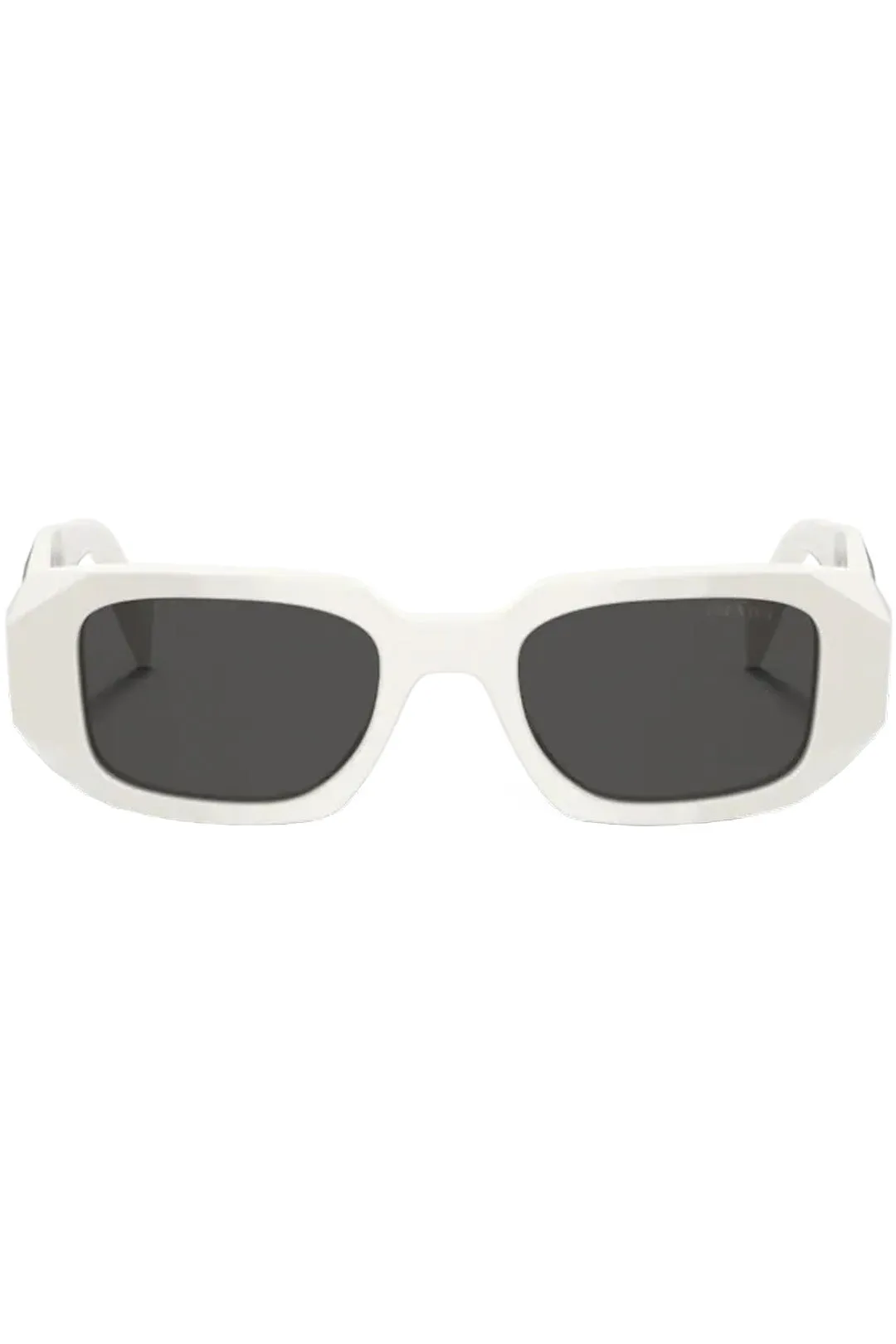 Rectangular Geometric-Temple Sunglasses