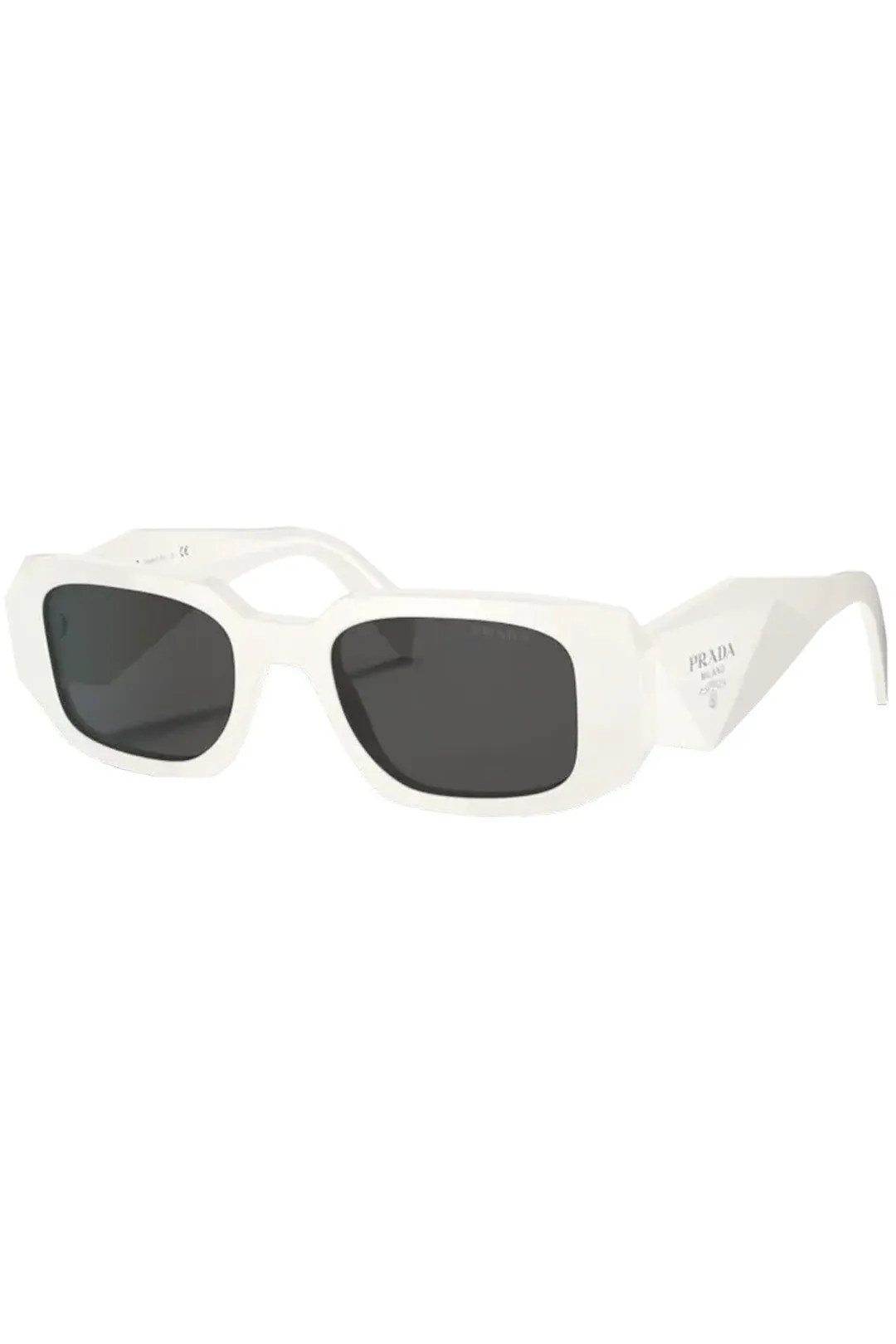 Rectangular Geometric-Temple Sunglasses