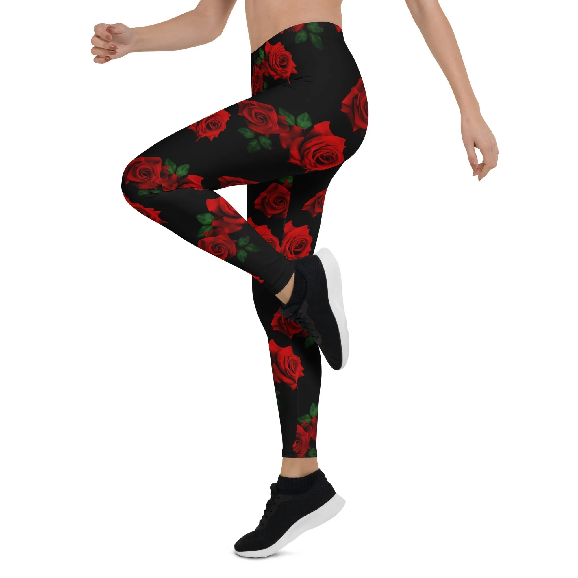 Red Roses Leggings