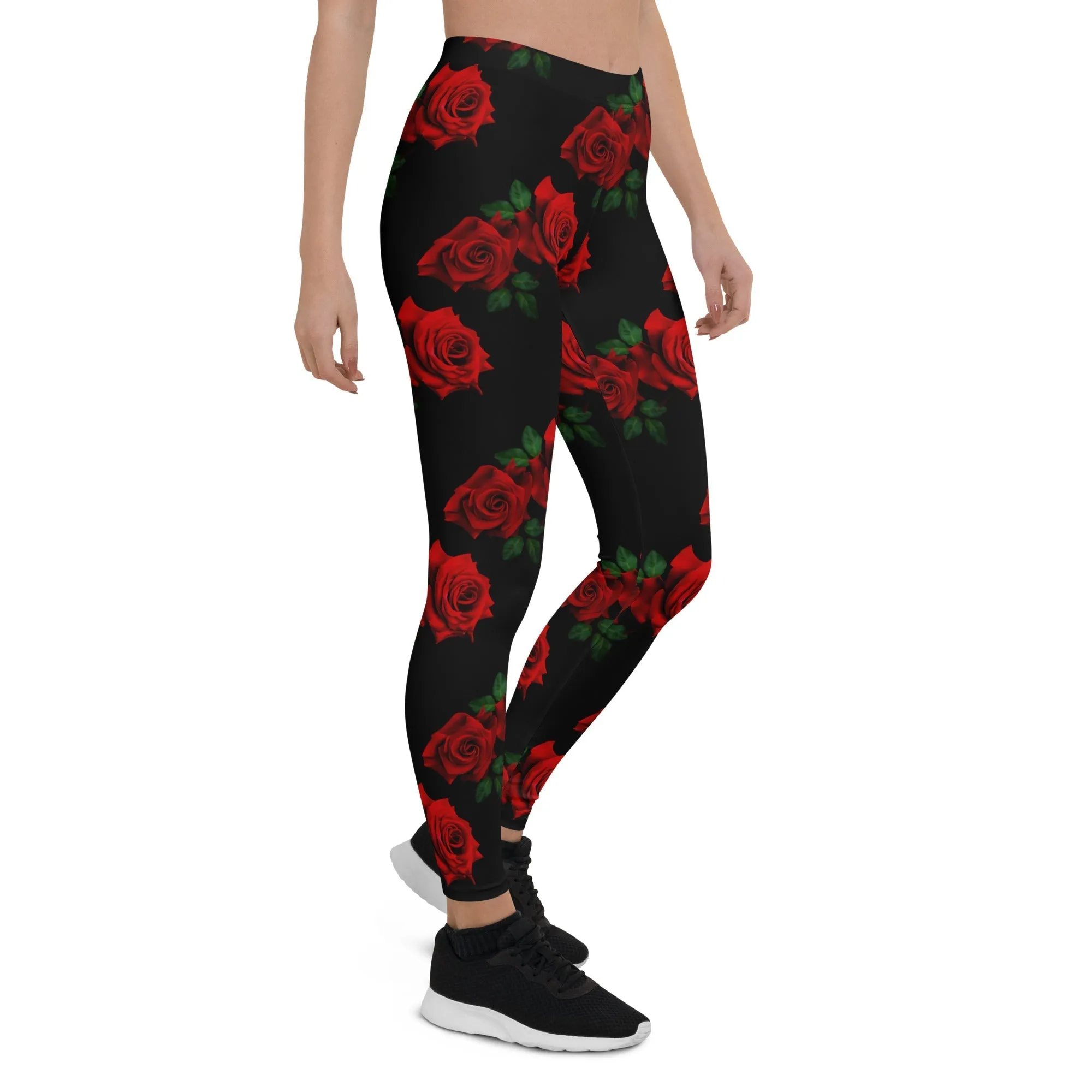 Red Roses Leggings